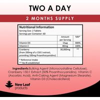 New Leaf Cranberry Complex Tablets